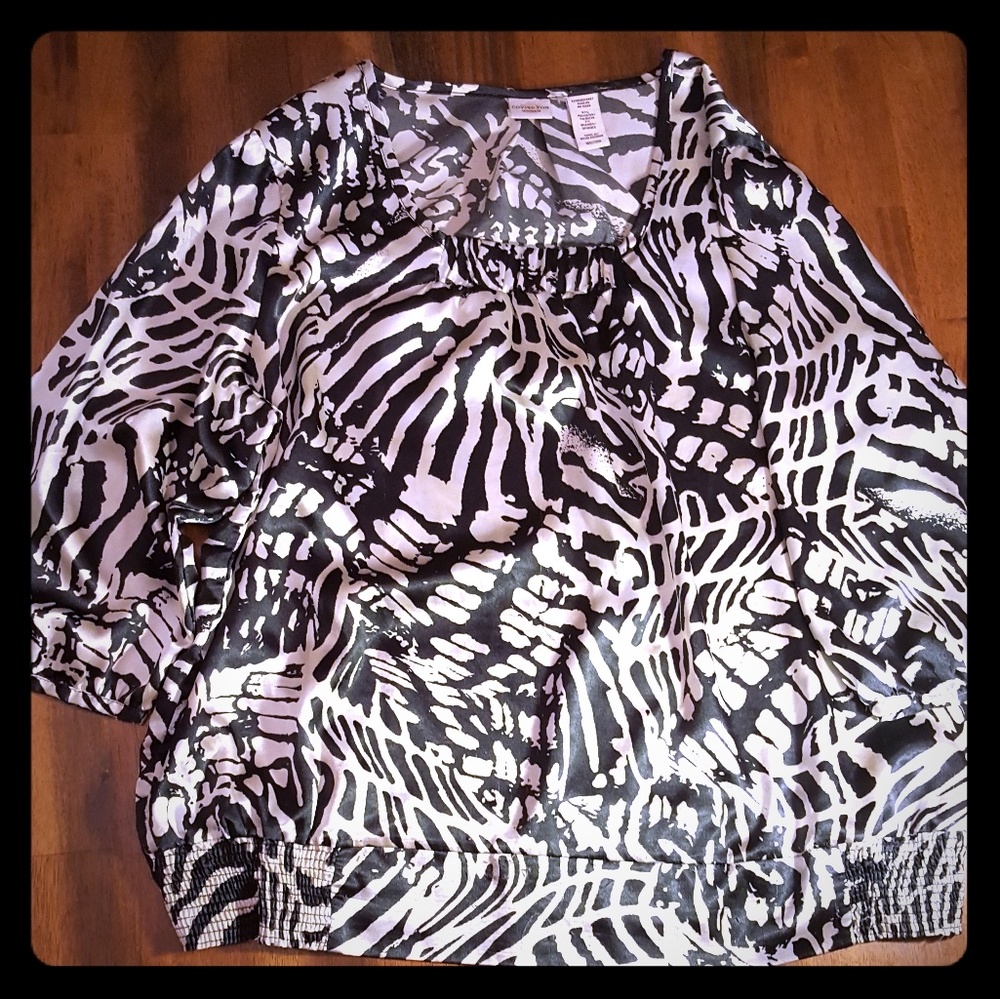 Zebra Print Top